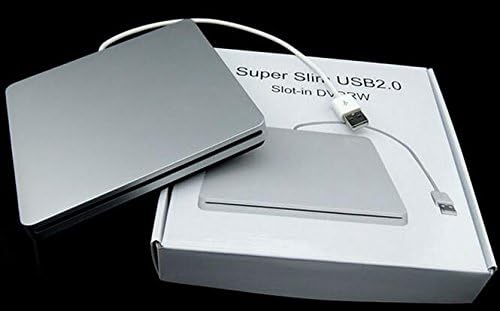 Portable External USB 2.0 Enclosure Caddy kit Case for 9.5mm 12.7mm Slot in SATA DVD/RW Optical Drive Burner Writer Macbook Macbook PRO Mac Mini Superdrive