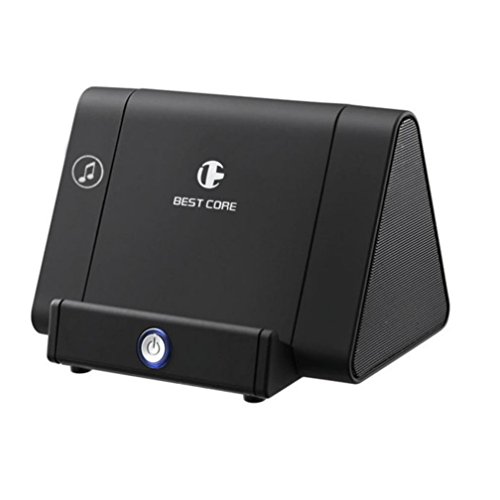 Preisvergleich Produktbild Beweglicher Intelligenter Induktions Drahtloser Lautsprecher Superbaß Stereo Lautsprecher Hohe Tonqualität Musik Spieler Niedrige Verzerrung Windows / IOS / Androide Unterstützung für Smartphone / Tablette / Laptop / PC (Black)