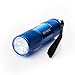 Produktbild Taschenlampe 9 LED´s blau inkl. Batterien - LED Lampe Alu Leuchte Licht