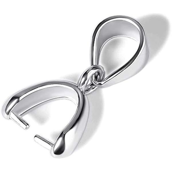 Perlin 20 Anelli Per Ciondoli In Metallo Placcato Argento - Occhielli Per Gioielli Fai Da Te, 15 Mm, Base Per Collane E Accessori - 3