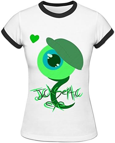 LYYJY Women's DIY Jack Septic Eye Logo Cotton T Shirt