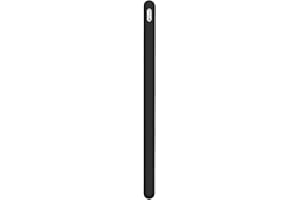 FRTMA Compatible Apple Pencil (2nd Generation) Full Skin Cover Holder Pocket Silicone Case Anti-Slip Sleeve + Nib Cover (2 Pieces) Compatible iPad Pro 12.9” (3rd Generation) & iPad Pro 11”, Black