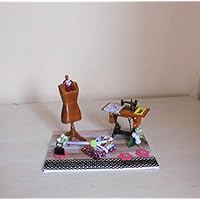 Nähmaschine Schneiderin - Geldgeschenk Dekoration