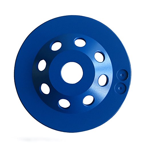S&R Diamantschleiftopf 125×22,2 x24 mm, in Profiqualität für UNIVERSAL: Beton, Marmor, Granit, Naturstein, Kunststein, Ziegel, Mauerwerk, Putz, Estrich. - 6