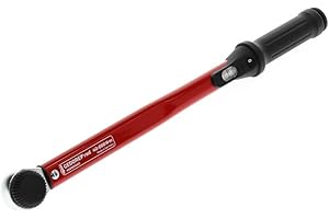 GEDORE red Drehmomentschlüssel für Links- und Rechtsgewinde, 1/2 Zoll, 40-200 Nm, Stahlrohr, Rot/Schwarz