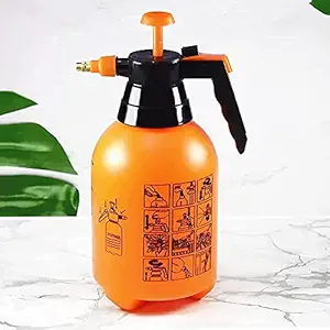 Mylofy Garden Pump Pressure Sprayer Lawn Sprinkler Water Mister Spray Bottle for Herbicides, Pesticides, Fertilizers, Plants Flowers 2 Liter Capacity -Spray Bottle Plant Water