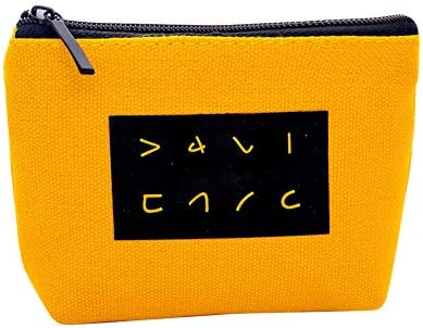 XdremYU Storage Box Foldable Organiser Stackable Container Cube Art and Craft Dots Funny Japanese Canvas Coin Purse Zipper Small Wallet Card Holder Clutch convient portable for girl Women gift