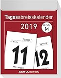 Image de Tagesabreißkalender XL 2019 - Wandkalender / Bürokalender (8 x 11)