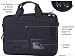 Produktbild NutKase WY2015-PUP NK089B - NK Tragetasche Como 27,9 cm (11 Zoll) Universal Chromebook/Laptop Tragetasche mit PU-Aufnäher und 4 Taschen, Schwarz