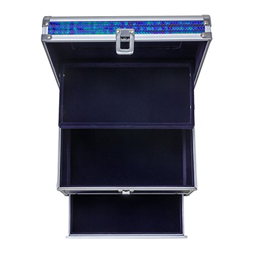 anndora® Schmuckkoffer Kosmetikkoffer + Spiegel Modell und Farbe zur Auswahl - 6