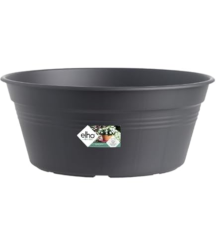 Anfora come vaso per fiori in pietra, altezza 28