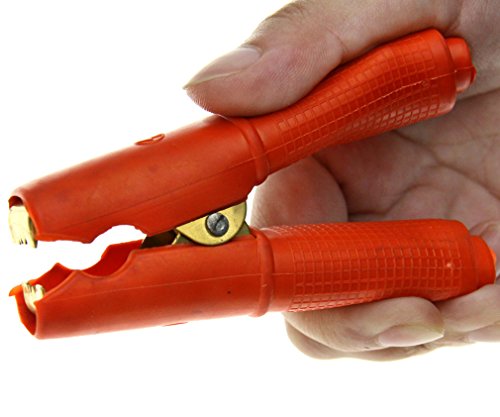 2Stk Krokodilklemmen Set Krokoklemme Batterieklemme Krokodil Kroko Klemmen 200A - 2