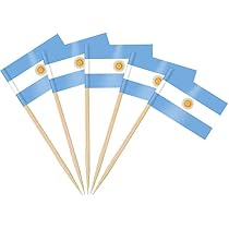 Argentinien Flagge 3x5 Fuß – 100% Polyester, Doppelt Genäht, Mit Messingösen, 91x152 Cm