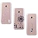 Produktbild Yokata [3 Packs] Samsung Galaxy A3 2017 Hülle Transparent Silicone Handytasche Handyhülle Schutzhülle TPU Schale Etui Bumper Ultra Dünn Slim Durchsichtig Motiv Muster Clear Backcover Schutz für Samsung Galaxy A3 2017 Cases Covers - Löwenzahn + Weißer Hase + Mädchen