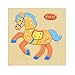 Produktbild Gifts for Christmas New Year, Colorful Wooden Puzzle Animal Educational Developmental Baby Kids Training Toy - 6#