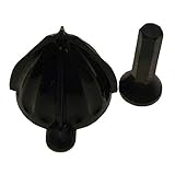 Material: plástico Lacor R69120A Juego de Cono y Inserto de Repuesto para Exprimidor con Brazo, Negro, 30x30x30 cm