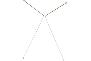 SGERUFZ 2 Baguettes de Sourcier en Cuivre 99,9% Pur pour Radiesthésie et Recherche d'Eau