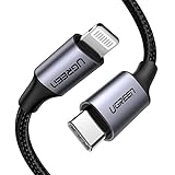 APPLE MFI CERTIFICADO: este cable USB C a Lightning para iPhone ha sido certificado por Apple, lo que significa que es 100% compatible con todos los dispositivos iOS. No tiene que preocuparse por que este cable dañe su dispositivo. Carga sus dispositivos iOS de forma segura y a la máxima velocidad posible. Soporta la velocidad de transmision hasta 480Mbps y la carga hasta 20V/3A.