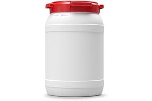 DIE BOX FABRIK Futtertonne für Tierfutter mit Deckel & Schaufel | Große Öffnung | Tierfutterbehälter | Futtercontainer | Futterbox | HDPE | Top-Qualität (20 Liter)