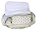 4pcs Baby Diaper Nappy Changing Bag Multi-functional Waterproof Mummy Shoulder Bag Bottle Holder Travel Backpack BC-P (beige)