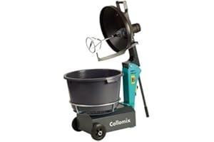 Collomix-Rotationsmischer AOX-S, 1,1kW, 51kg, Mörtel, Putz, Fliesenkleber, Spachtelmasse