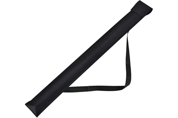 Teekerwan Black Color Pool Cue Case, Cue Bag, Billiard Stick Storage Carrying Bag for 1/2 Snooker Billiard Stick Rod