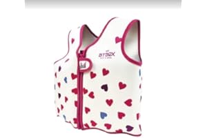 CRIOH! Btbox - Chaleco Flotador para Bebé - Talla XS a M - 1 a 6 Años - Estampados - Natación, Piscina o Playa - Neopreno de 5 mm - Doble Cierre de Seguridad - Protección UPF 50+