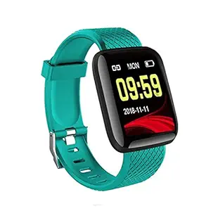 TechKing G116 Plus Upgraded Intelligence Bluetooth Monitor Smart Bracelet Health for Men Activity Tracker Bracelet Watch for Men Smart Fitness Band BP Monitor