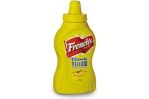 GENERICO CMC French's Senape Americana | Mostarda americana ideale per hot dog e patatine fritte | Mostarda gialla 1 confezione da 226 g