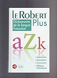 Dictionnaire de la langue française LE ROBERT PLUS