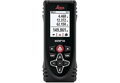 Leica Geosystems x4 Leica Disto télémètre laser avec interface Bluetooth liveka photo numérique pour mesures en extérieur, solide pour applications et plage de mesure jusqu'à 150 m