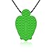 Chewable Turtle Pendant Necklace by Siliconies (Green) (Green)