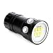 Produktbild Tauchen Taschenlampe,OHQ Dive Taucher Lampe Unter Wasser 80m 1000 Lumens Waterproof Search Light Unterwasser-Fackel Wasser Sport Submarine Licht Lampe(A)