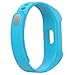 Produktbild AWADUO Ersatz Silikon Handgelenk Band Strap für TicBand, Weich und Langlebig (Silikon Blau)