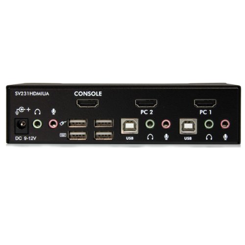 StarTech.Com SV231HDMIUA 2-Port USB HDMI KVM Switch - 3