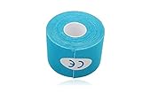5M*5cm Blue Kinesiology Elastic Tape Rope Sports Physio Muscle Strain Injury Support 1 Roll
