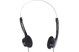 Vivanco SR 3030 Stereo Bügelkopfhörer (101dB, 3,5mm Klinkenstecker, 1,1m) schwarz