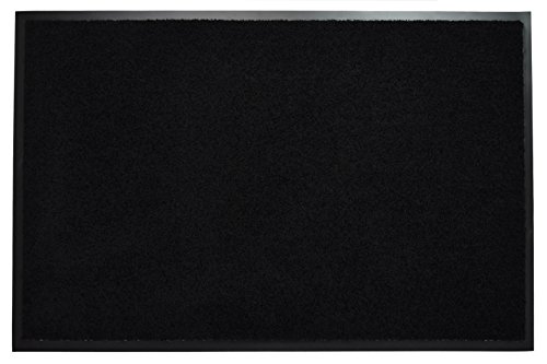 Premium Fußmatte in attraktiver Optik , Schmutzfangmatte, Fußabtreter, Türmatte 40x60cm oder 80x120cm, Matte, Schmutz-Fang-Matte, Sauber-Lauf-Matte, Fußmatte 4060cm oder 80120cm, Fuß-Matte, Waschmaschinen geeignet und Anti-Allergisch, für Restaurants, Gaststätten und Hotels (40 x 60 cm, schwarz) - 4