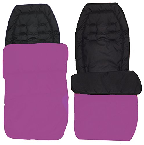 Icandy type Large Luxury Universal Footmuff fits the pushchair seat snuggly. Fits car seats and all pushchairs Colours coordinate with Kidz Kargo Dual Duellette 15 & Duellette 21