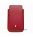 Produktbild MONTBLANC HÜLLE SMARTPHONE LEDER SOFT GRAIN KARMINROT 109148