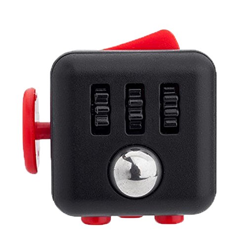 UGOU Fidget Cube 6 Sides Dice Ansiedad Stress Relief Almacenamiento stuffer Alivia el estrés para niños y adultos Regalo de...
