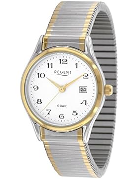 REGENT Uhr 75504199 klassische Damenuhr Zugband Flex