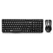 Price comparison product image Rapoo Wireless Desk Set Mouse and Keyboard Black