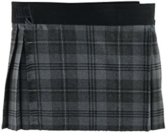 Scottish Tartan Adjustable Baby Kilt 12 Tartans Available New (0-6 Months, Grey Granite)