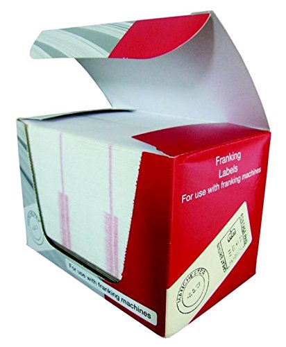 Blick Adhesive Franking Labels - For Manual Or Auto Feed Machines - Product: Manual Feed 40 x 135mm, Amount: 10,000 Labels (10 Boxes)