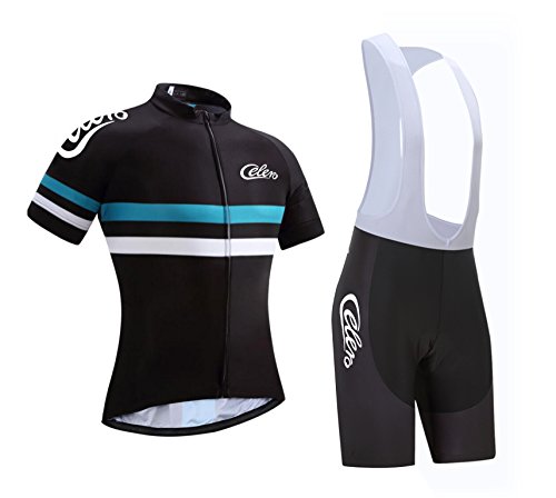 Celero Herren Trikot Set Kurzarm Trikot Fahrradbekleidung kurze Hosen Radtrikot