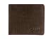 Produktbild ZIPPO Herren-Geldbeutel, Geldbörse aus echt Leder Querformat Mocca rote Steppnaht 11 x 9,5 cm Kartenfächer