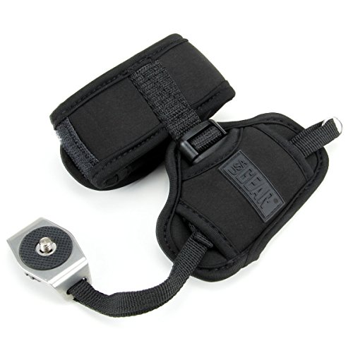 Dragonne Grip Sangle Poignet Rapide Appareils Photo Num  riques R  flex et Bridge - Bracelet en N  opr  ne Ajustable - Pour Nikon  Canon  Pentax  Panasonic Lumix Et Plus - par USA Gear