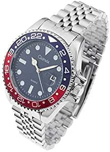 Gianvix HUNTER Orologio Uomo quartz (Blue/Red) : Amazon.it: Orologi