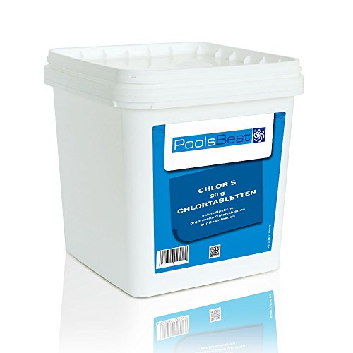 5 Kg - PoolsBest® Chlortabs S 20g - schnelllöslich